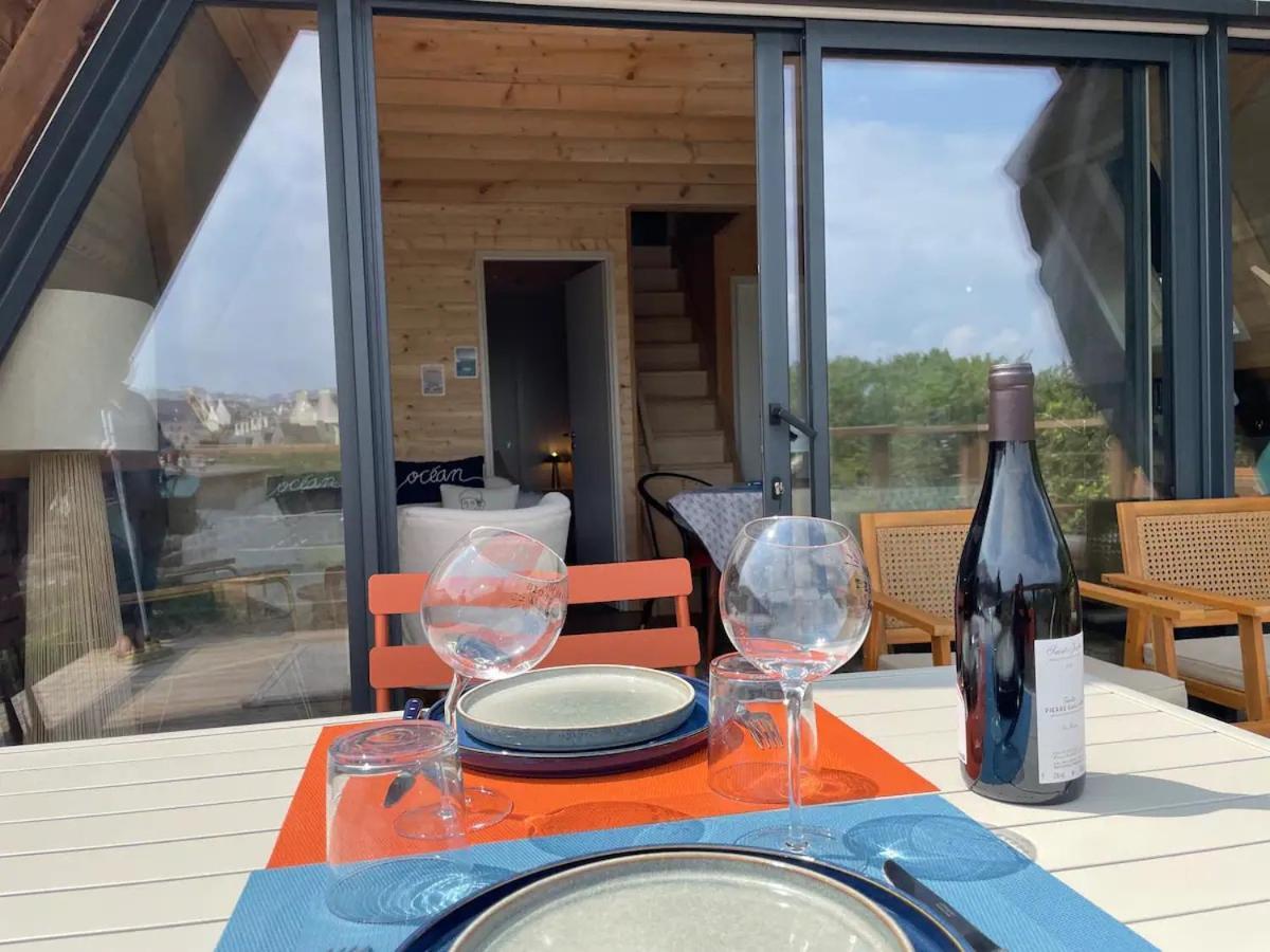 Le Tipi Bleu Tiny House Neuve Avec Terrasse Et Jardin Villa Камаре-сюр-Мер Екстериор снимка