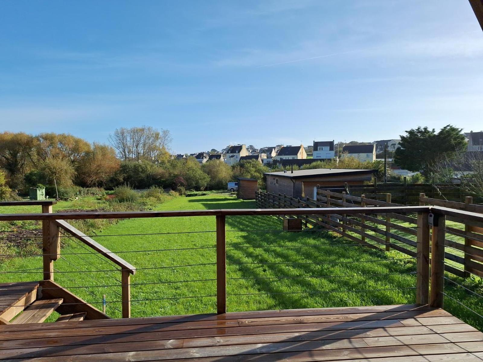 Le Tipi Bleu Tiny House Neuve Avec Terrasse Et Jardin Villa Камаре-сюр-Мер Екстериор снимка