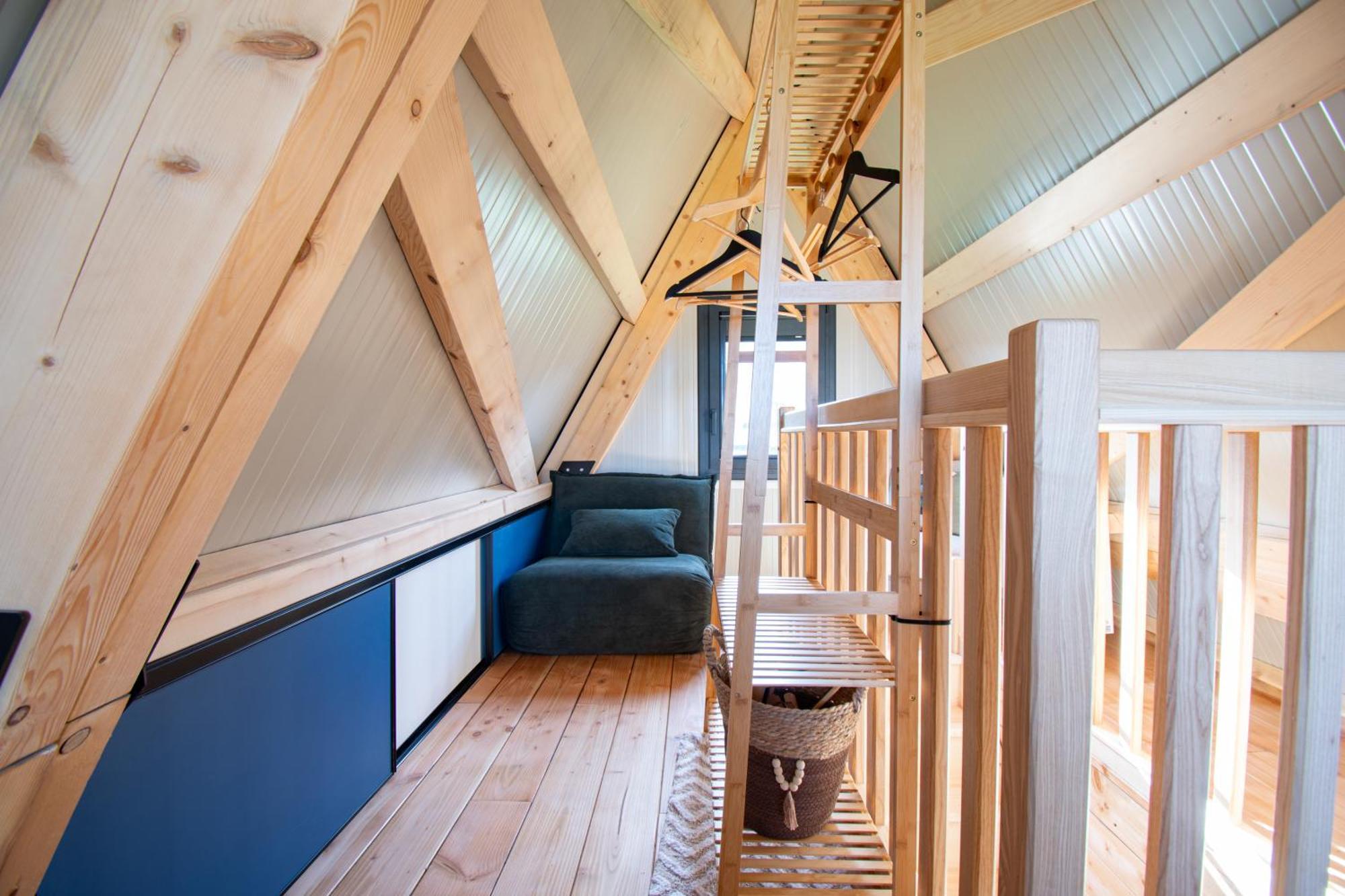 Le Tipi Bleu Tiny House Neuve Avec Terrasse Et Jardin Villa Камаре-сюр-Мер Екстериор снимка